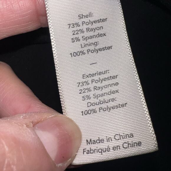 Likely Remington Dress Size 0 Black Fit & Flare Mini Cross Back Party Cocktail - Picture 8 of 16